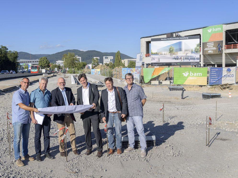 Neubau der Großsporthalle und des Knotens Speyerer Straße / Im Mörgelgewann