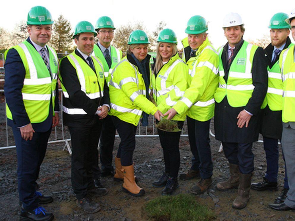 Northern Ireland Health Minister cuts first sod on major Belfast Health project