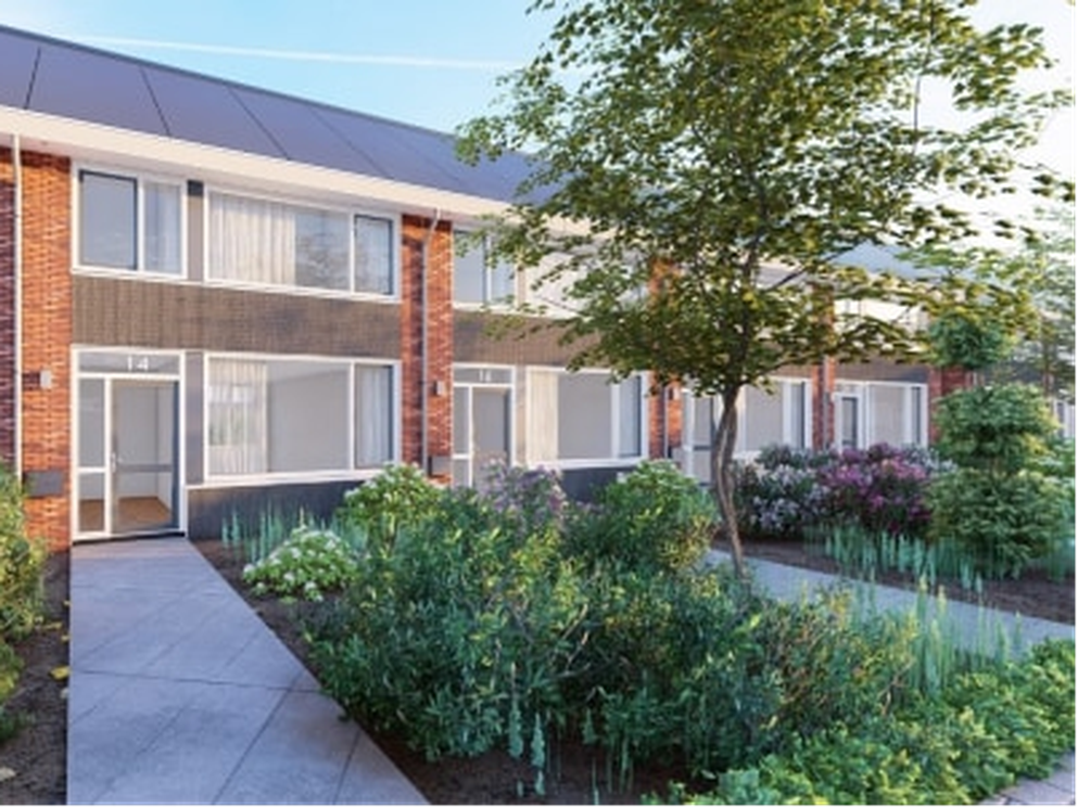 Artist's impression nul-op-de-meter woning