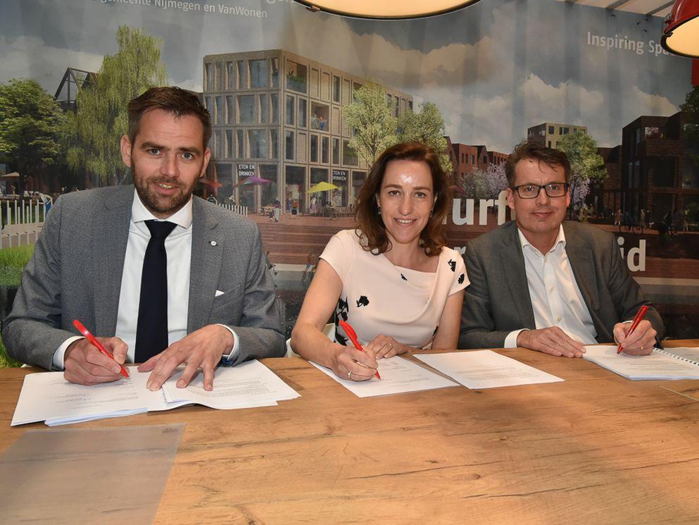 Ondertekening van de overeenkomst