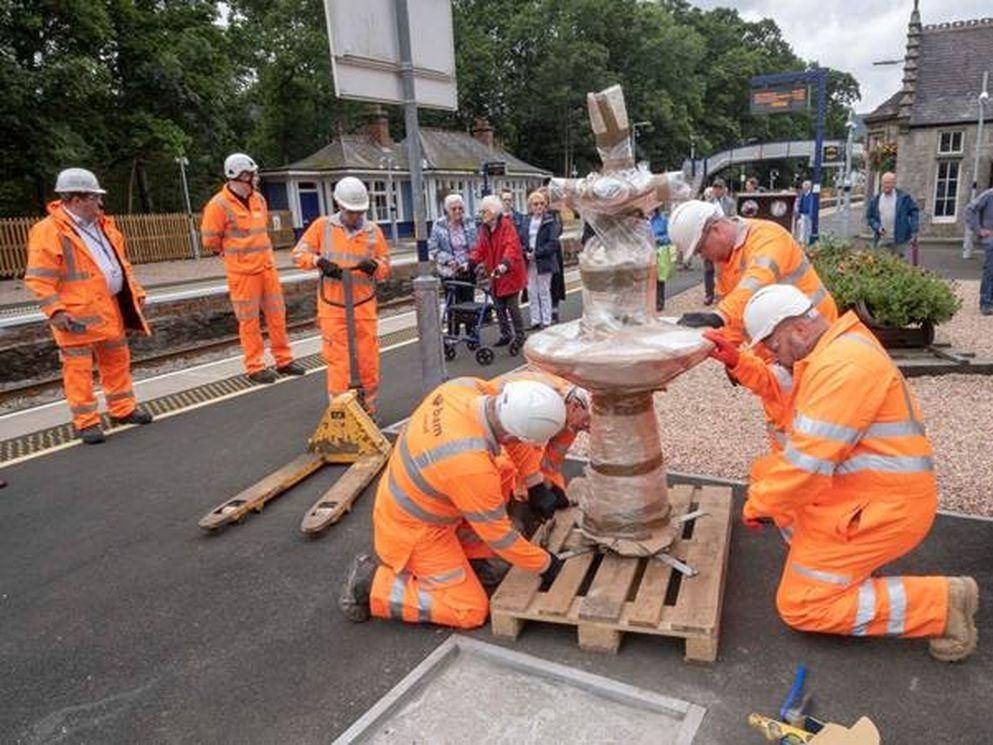 Pitlochry historic railway feature returned