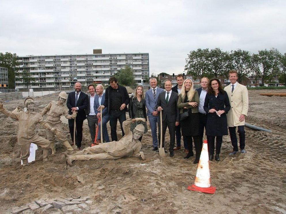 Feestelijke start bouw vernieuwing Centrum Schalkwijk in Haarlem