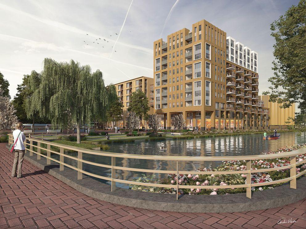 Parkeerterrein centrum Schalkwijk wordt levendig stadshart