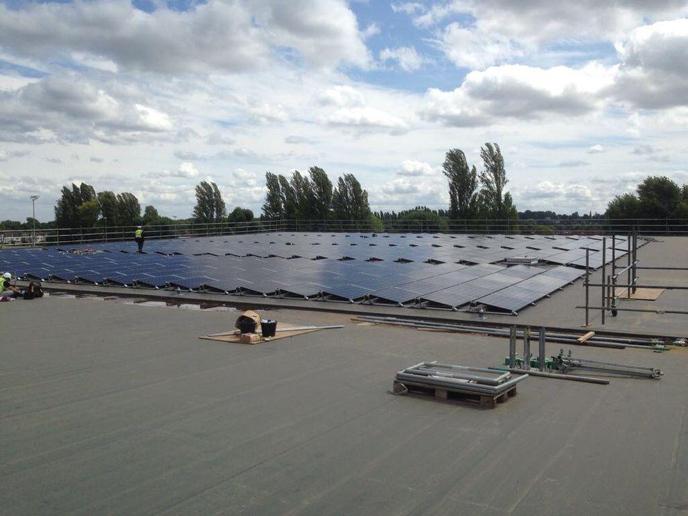 Solar panel installation