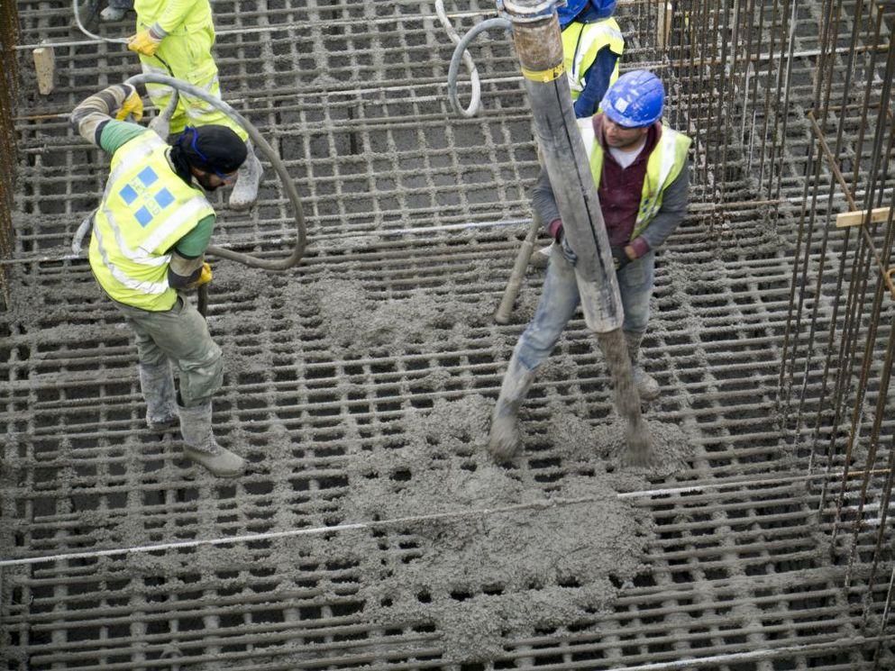 Concrete pour