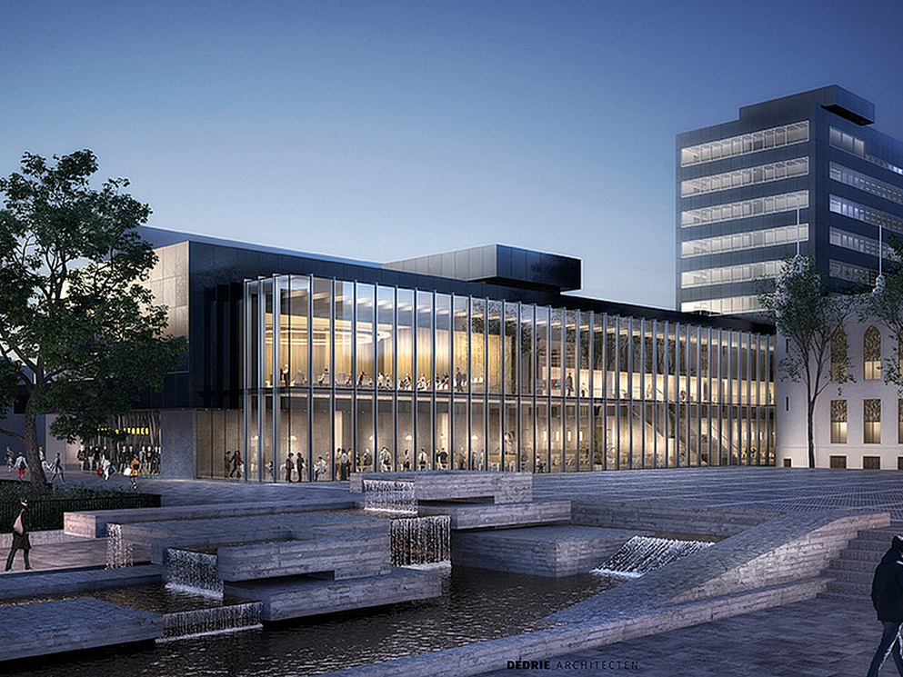 Artist's impression stadhuis Tilburg