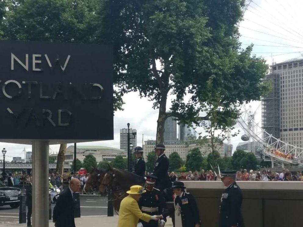 The Queen officially opens New Scotland Yard