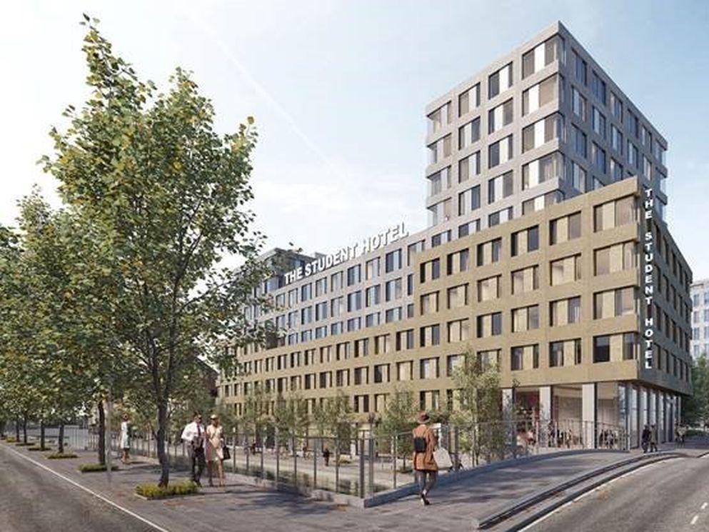 Artist's impression van the Student Hotel