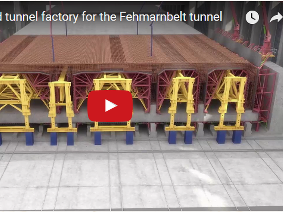 World record tunnel factory for the Fehmarnbelt tunnel