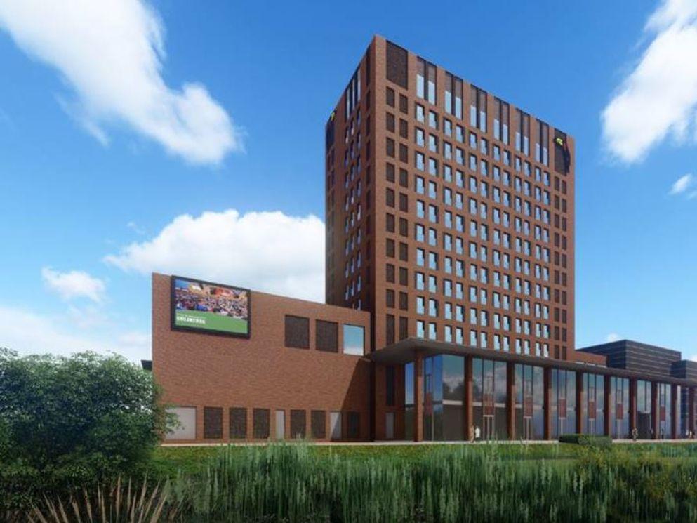 Artist’s impression van het Van der Valk Hotel Gorinchem. © Van der Valk International.