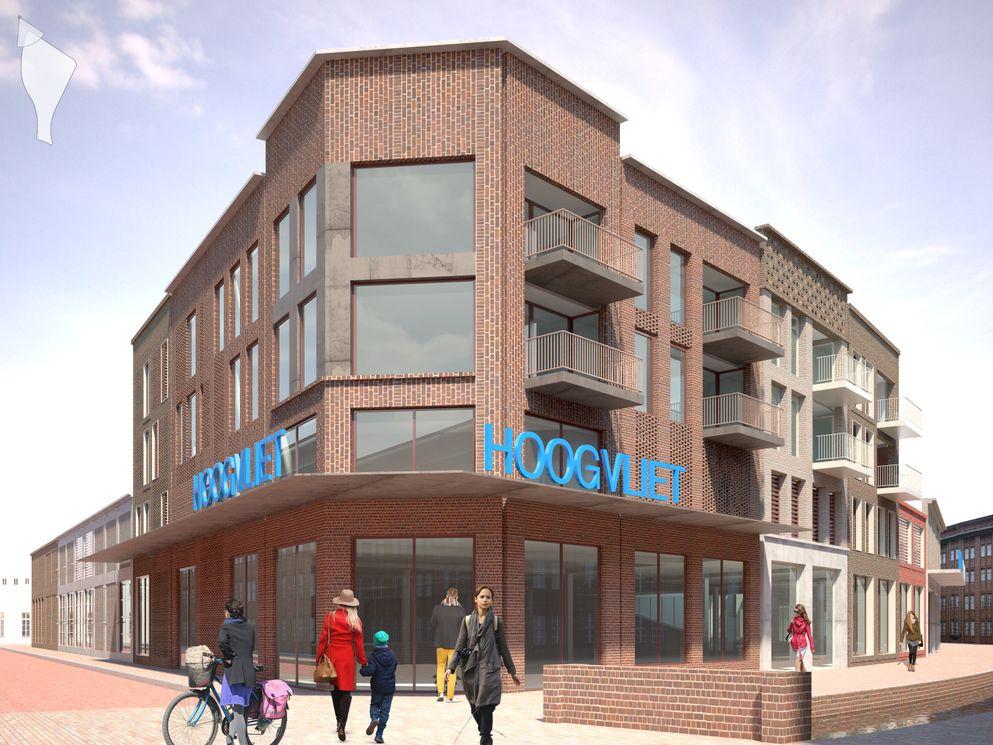 Artists impression winkelcomplex in Brouwerspoort te Veenendaal