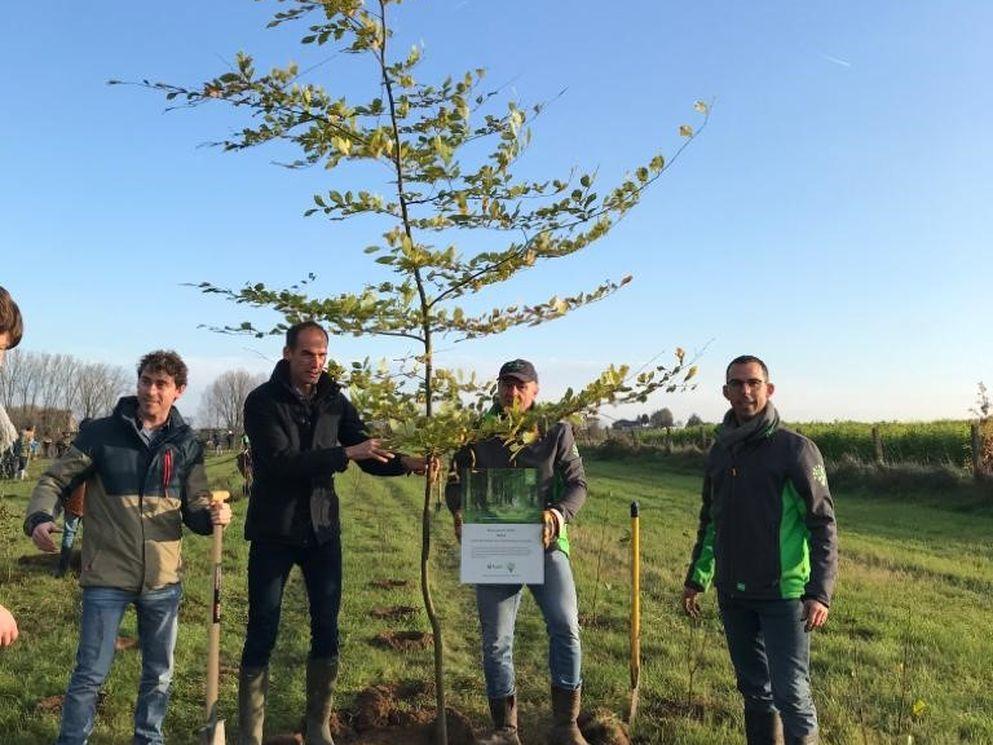 BAM viert 150ste verjaardag en maakt Steenbergse Bossen 1,5 ha groter