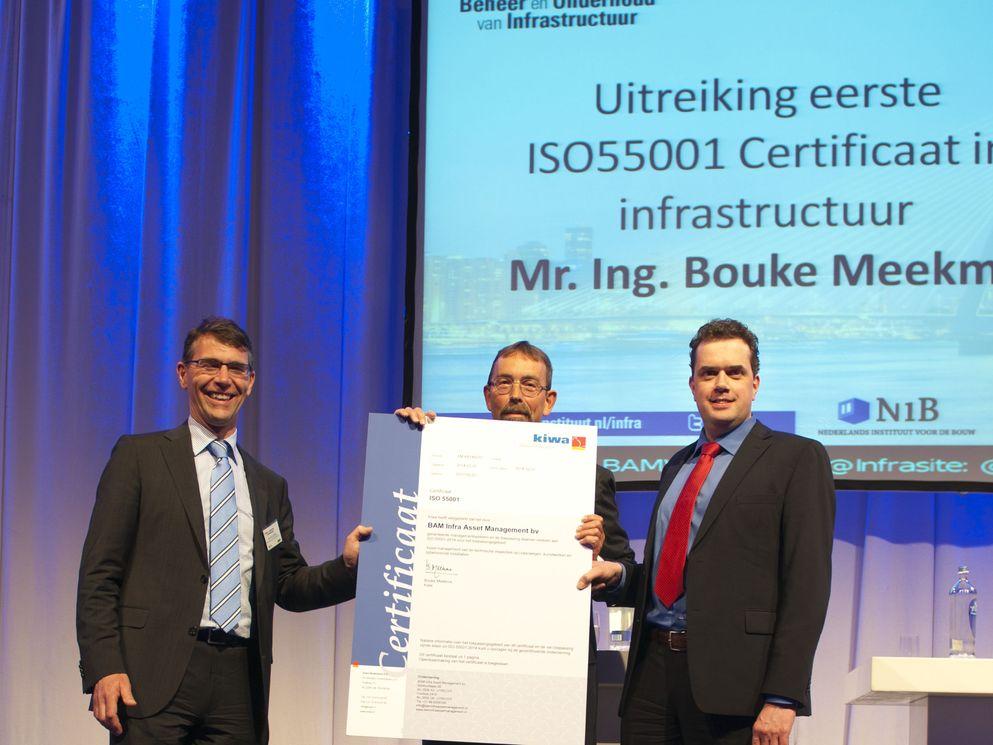 BAM Infra Asset Management eerste aannemer gecertificeerd voor ISO 55001 Asset Management