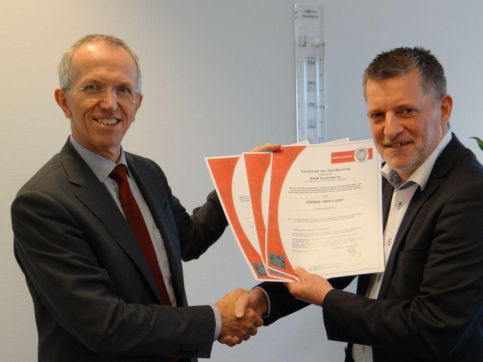 Drie MVO-certificaten voor BAM Techniek