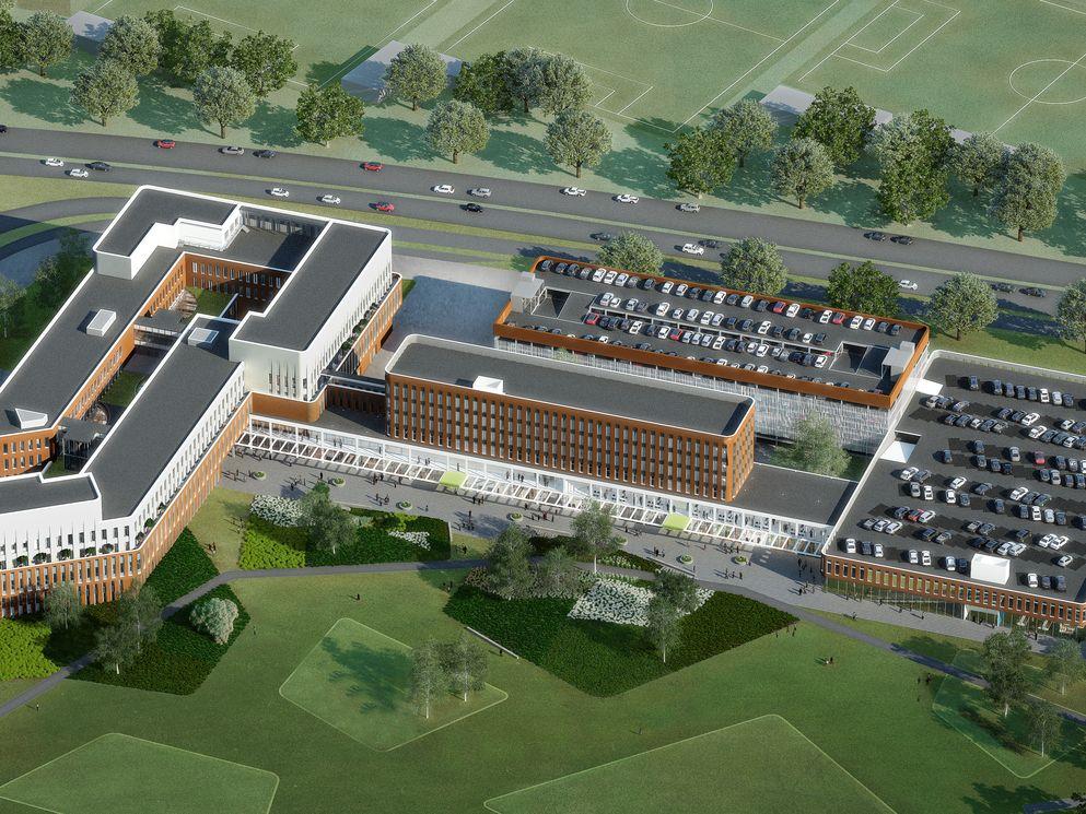 Artist’s impression Zaans Medisch Centrum (bron: Multi Vastgoed).