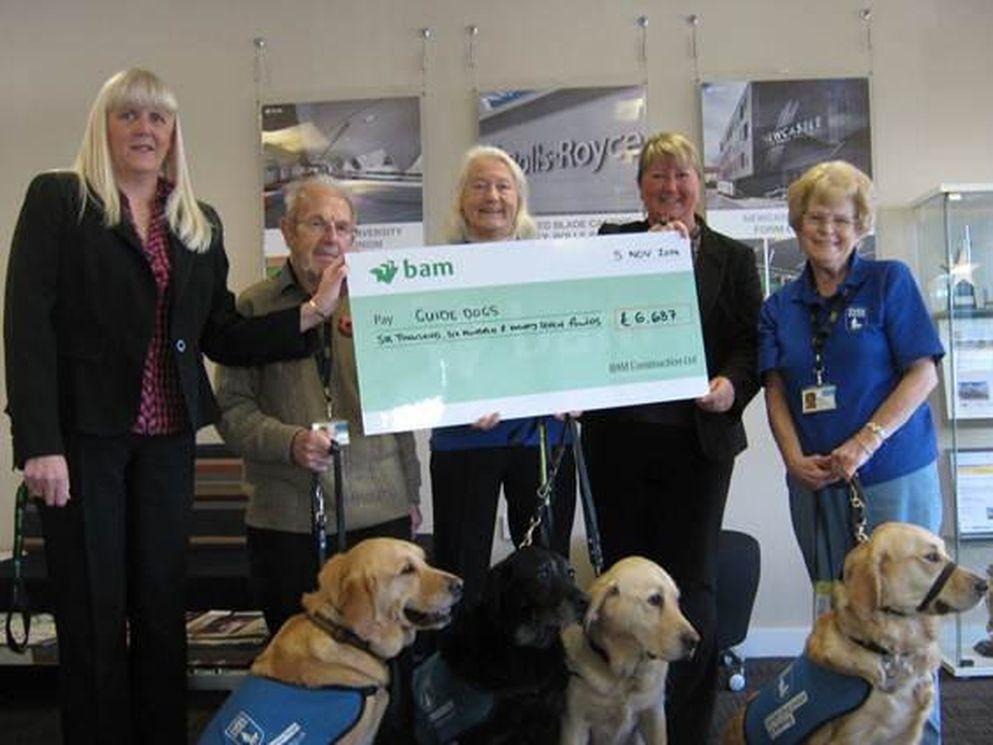 You know BAM. Now here's Bamber (a guide dog for the blind)