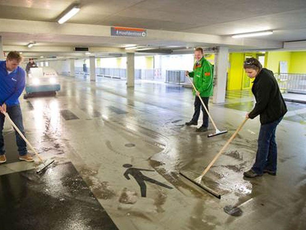 Grootschalige toepassing zelfhelend beton