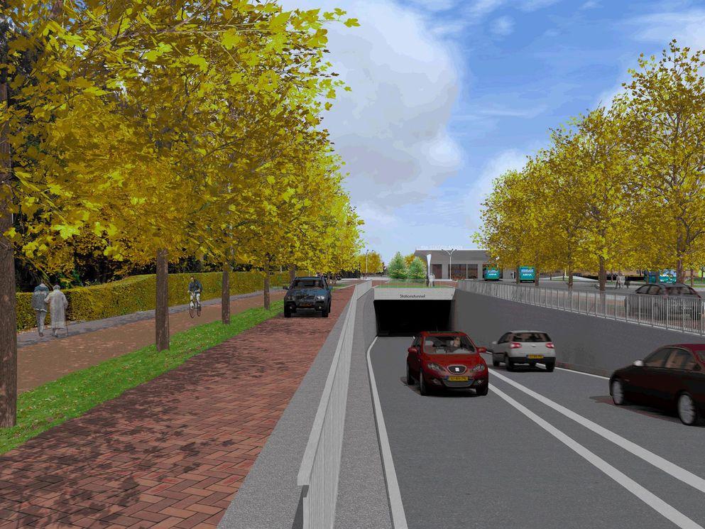 BAM bouwt autotunnel stationsgebied