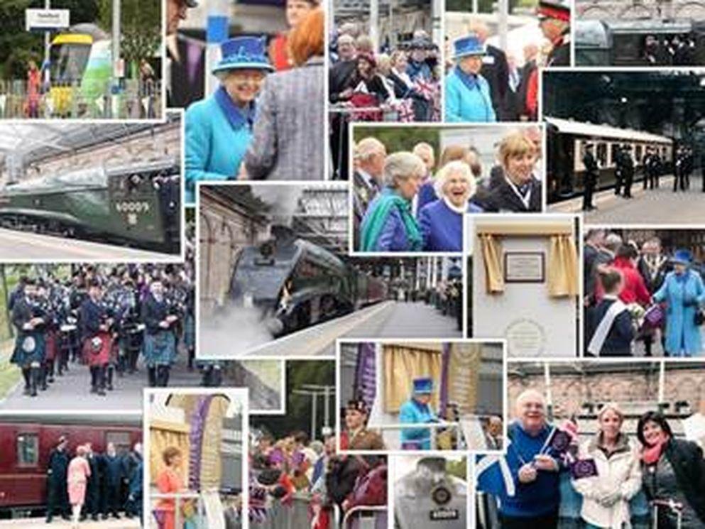 Her Majesty The Queen marks milestone as Monarch and re-opens Borders Railway; a Double Celebration