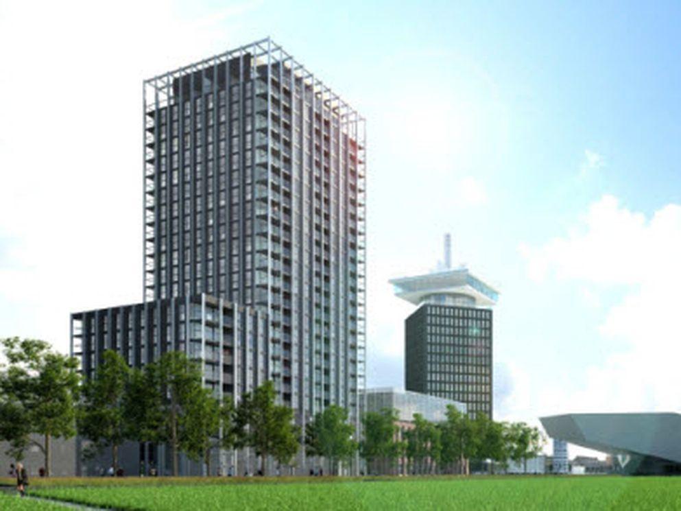 AM en MN tekenen overeenkomst voor ontwikkeling en realisatie woontoren Overhoeks Amsterdam; 147 huurwoningen, deels met vernieuwend ‘Friends-concept’