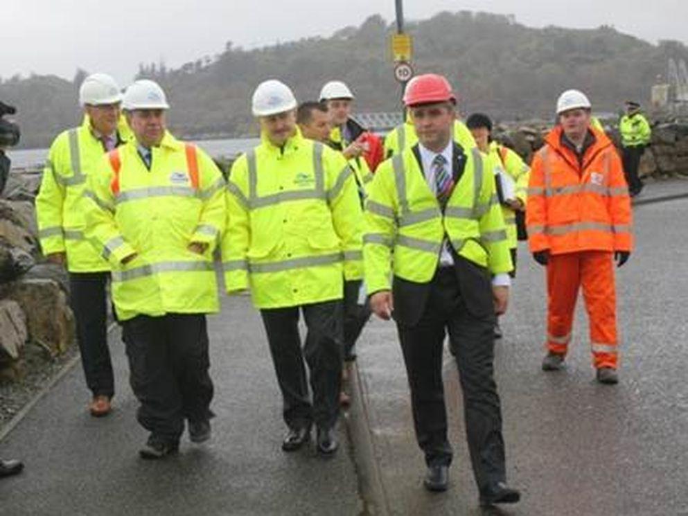 Scotland’s First Minister, Alex Salmond MSP, visited Stornoway Harbour