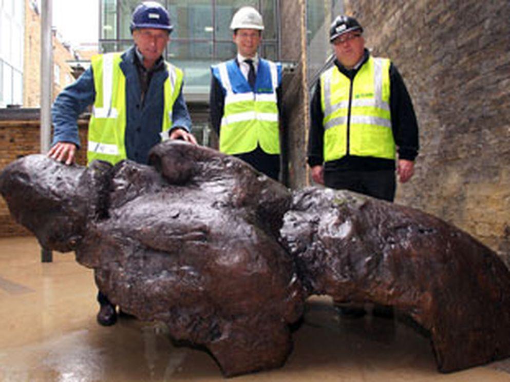 Public art in Kings Cross development