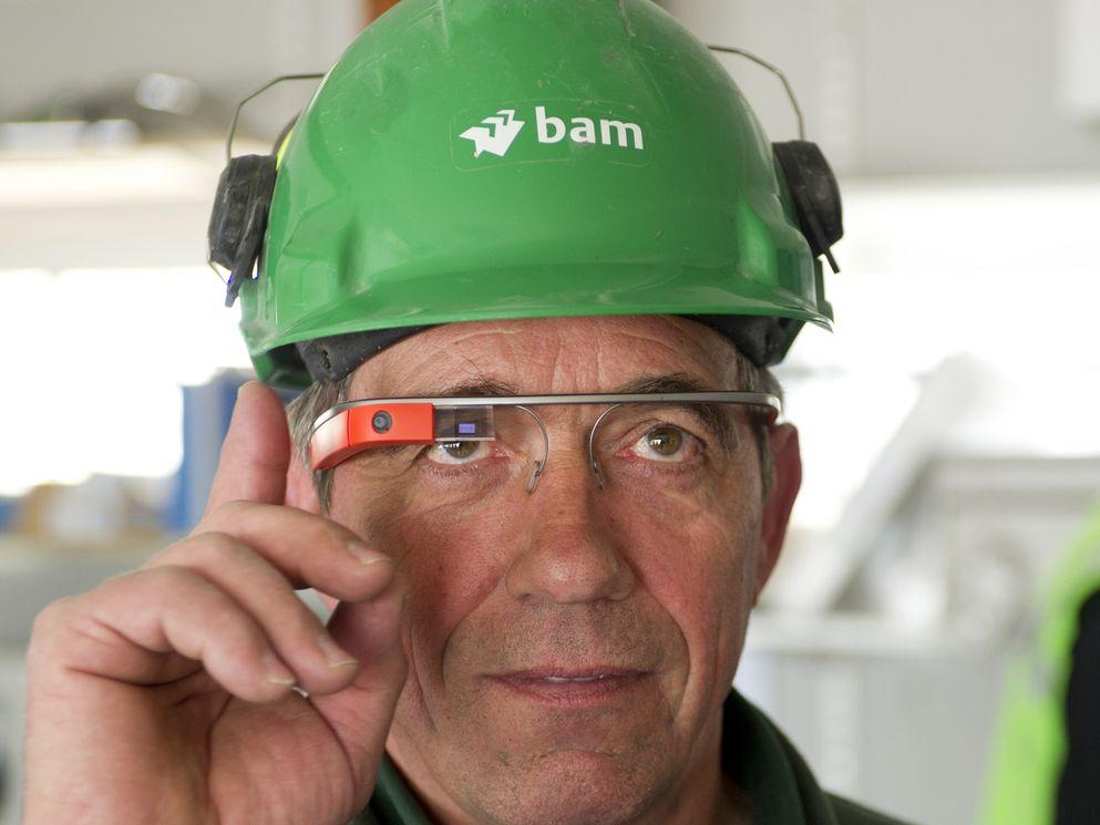 BAM test Google Glass op bouwplaats