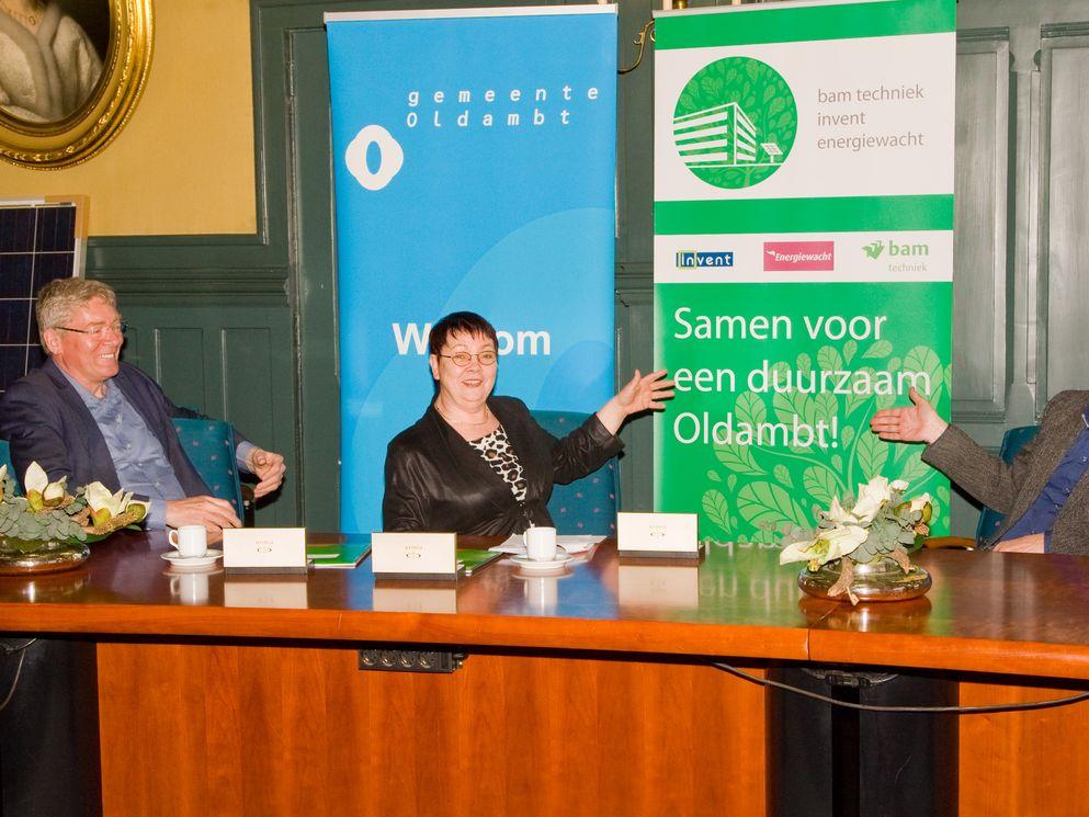 Ondertekening energiebesparingscontract
