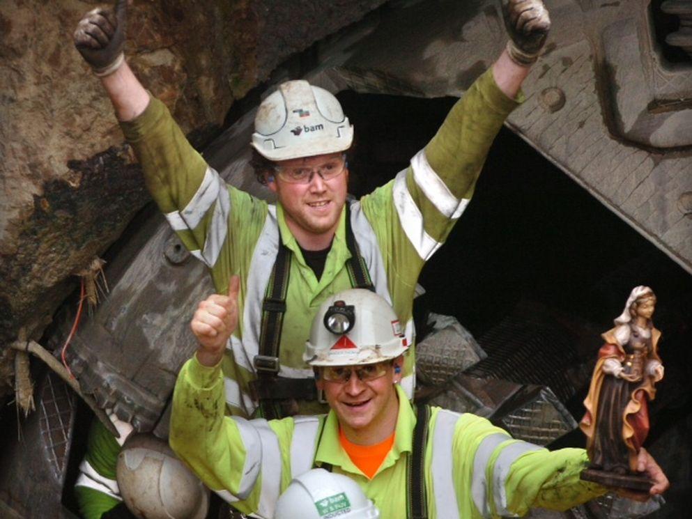 Longest tunnel in Ireland reaches its destination