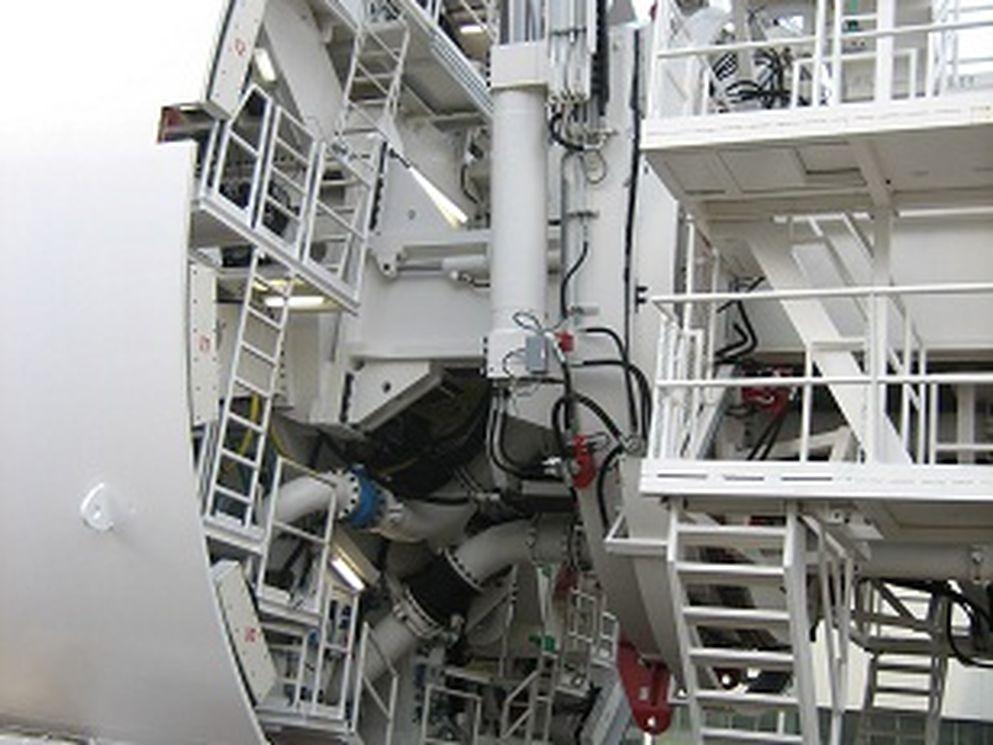 Afname tunnelboormachine Sluiskiltunnel