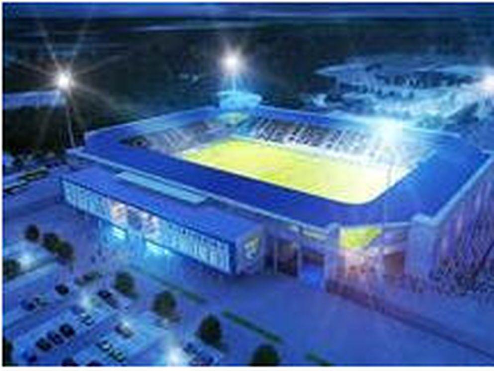 So wird das Stadion an der Gellertstraße künftig aussehen. (Quelle: BAM Sports GmbH/BAM Deutschland AG).
