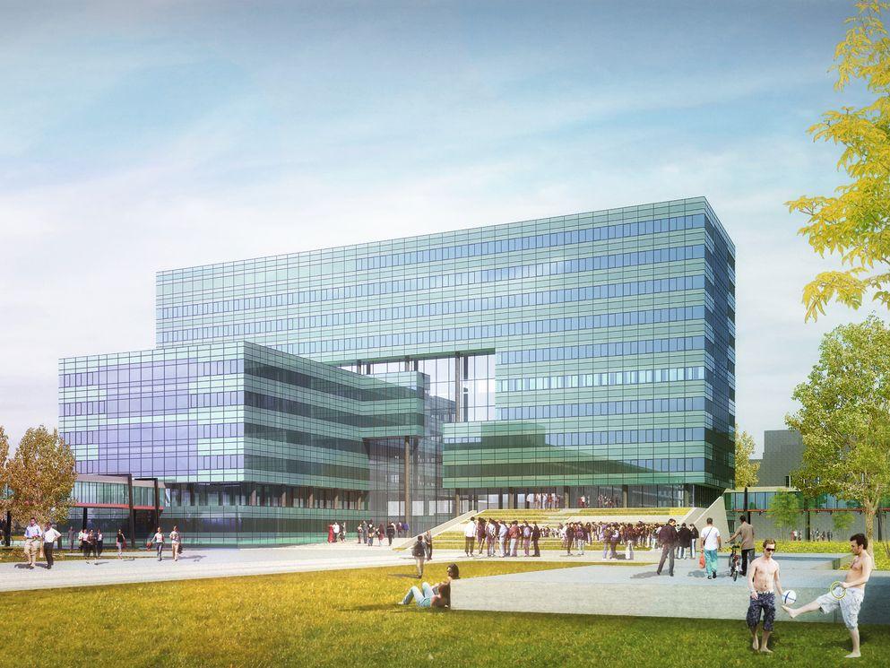 Hoogste punt bereikt van TU/e-gebouw Flux