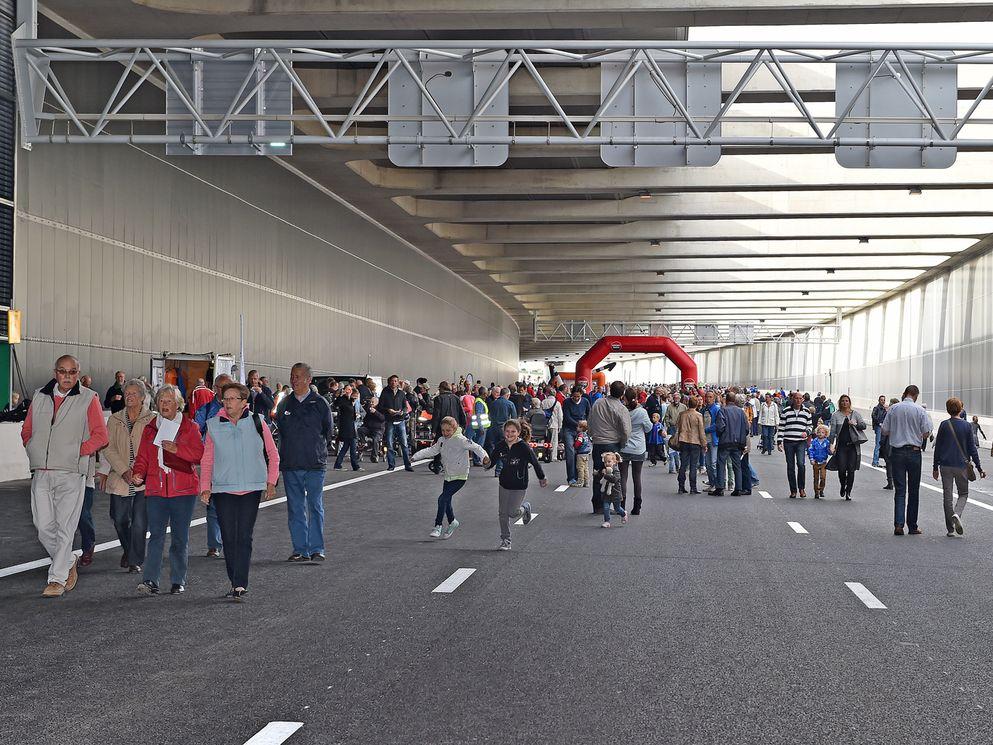 Grote belangstelling voor verdiepte ligging A4 bij Leiderdorp