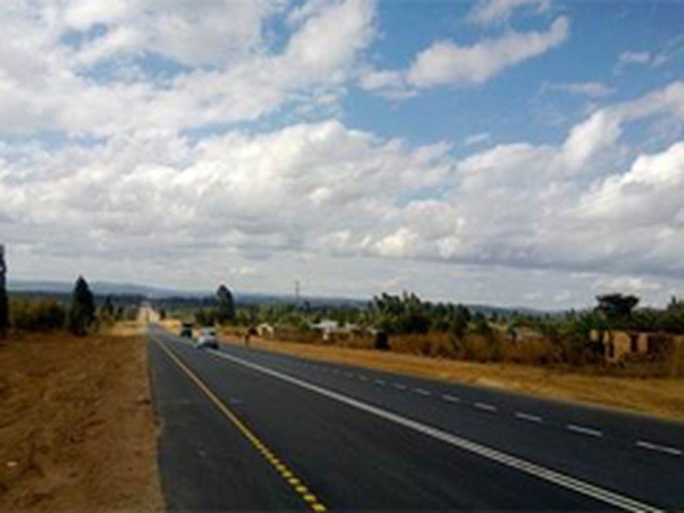 Road works in Tanzania