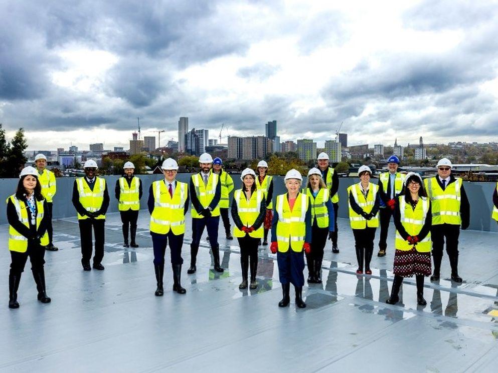 Topping out celebration for Leeds' new pathology laboratory