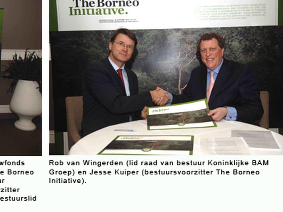 BAM en Bouwfonds Ontwikkeling steunen duurzaam bosbeheer; The Borneo Initiative van start