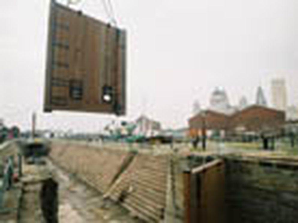 Canning Graving docks in Liverpool