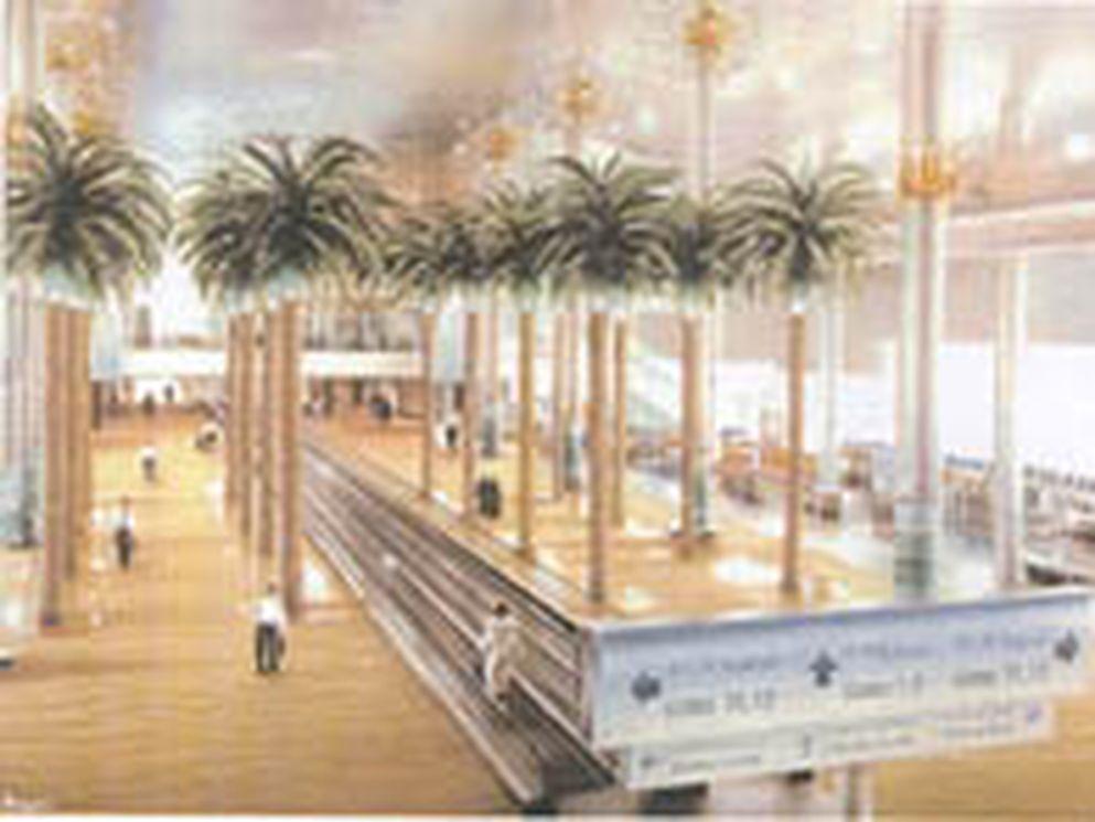 Afwerking terminal Dubai Airport