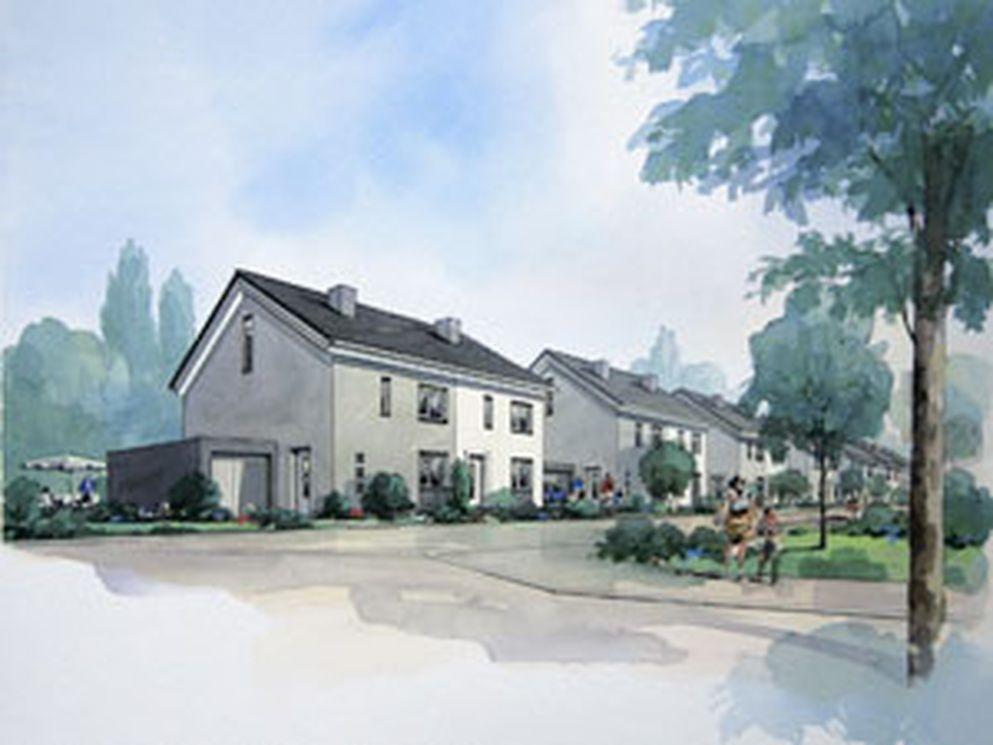 Eerste Passiefhuisconcept in Limburg bij woningbouw Geleen; acht energiezuinige woningen Geleen
