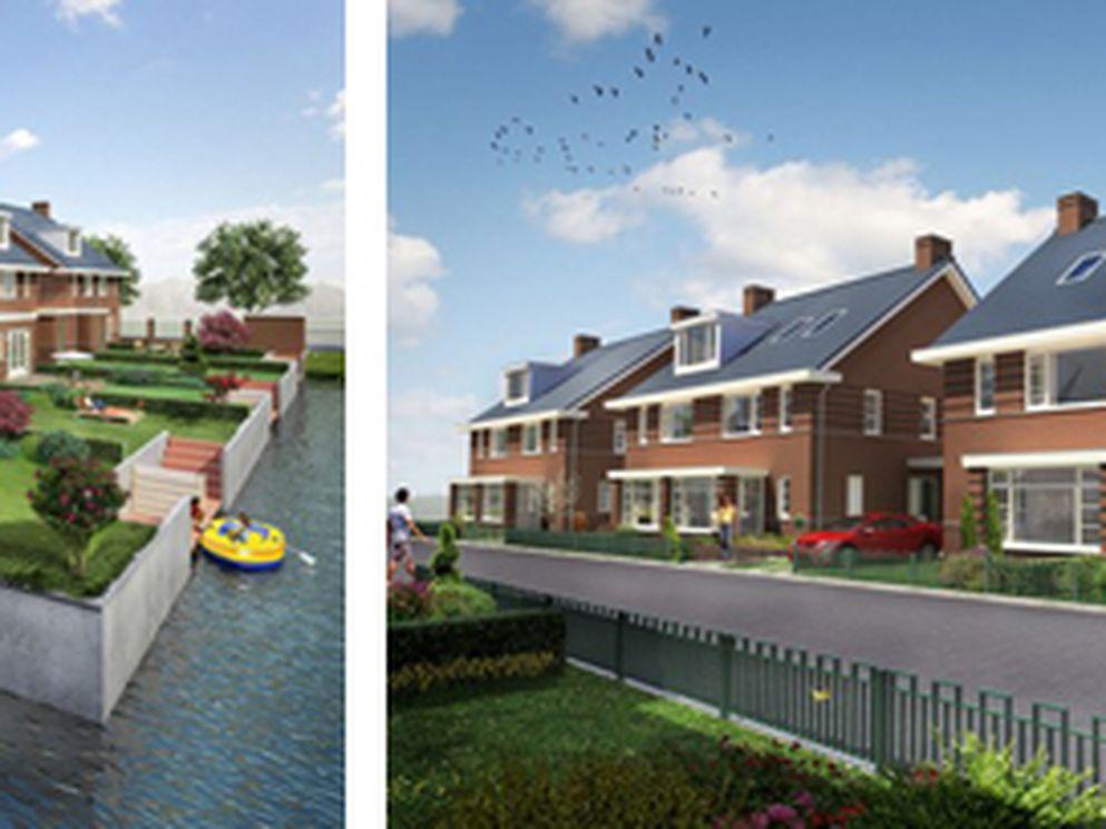 Start bouw 30 luxe twee onder één kapwoningen in Leidschenveen - De Dijken