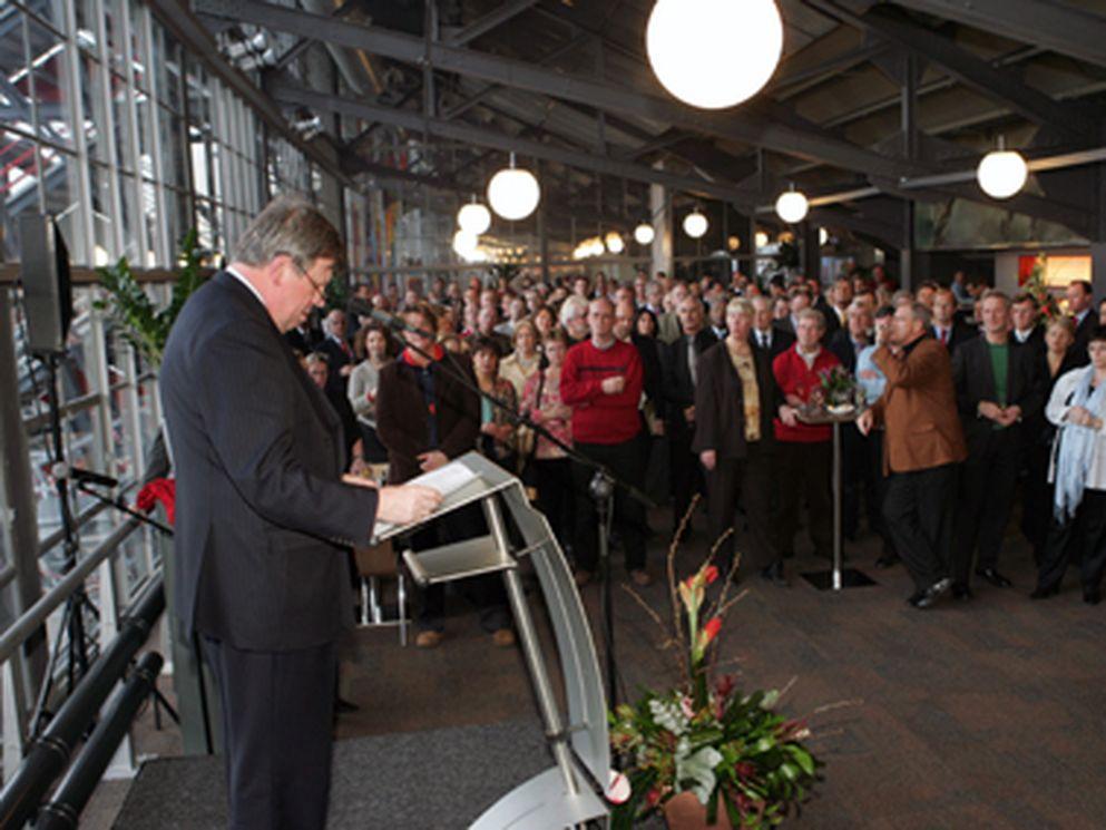 Officiële opening Olympiazijde Stadion Feijenoord in Rotterdam