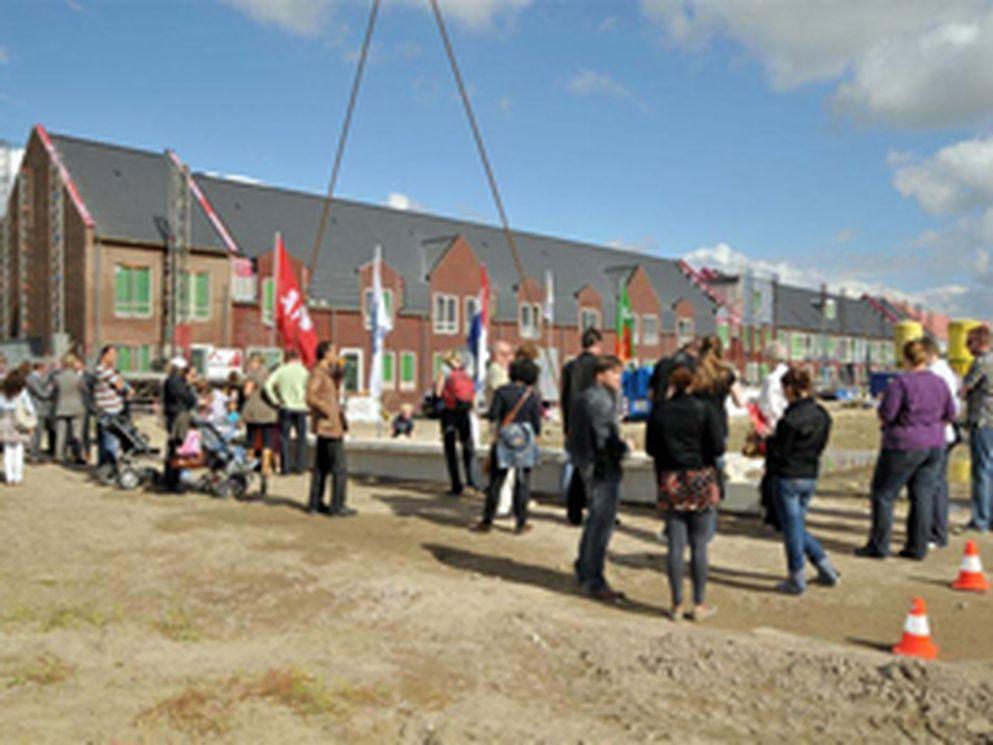 Start bouw 29 woningen tweede fase De Groene Habitat, Centrum Amsterdam-Noord (CAN)