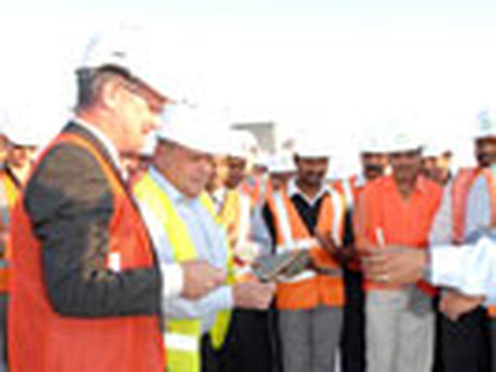 Topping Out of Crowne Plaza Hotel and Staybridge Apartments on Yas Island, Abu Dhabi