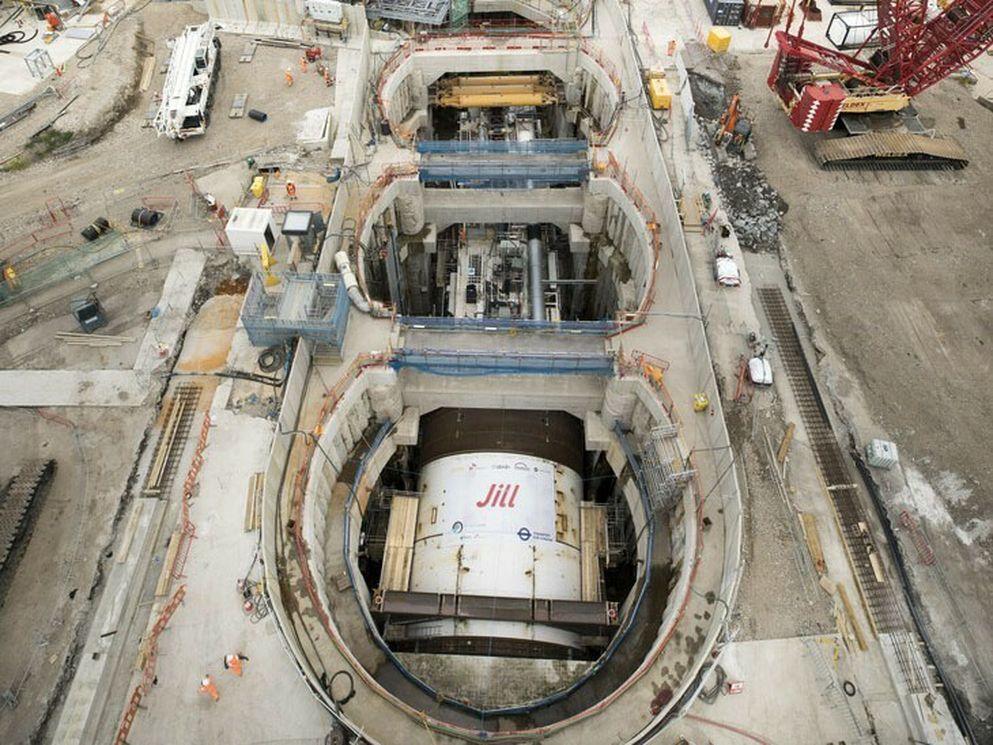 Tunnelling underway for new river crossing at Silvertown. Image: TfL