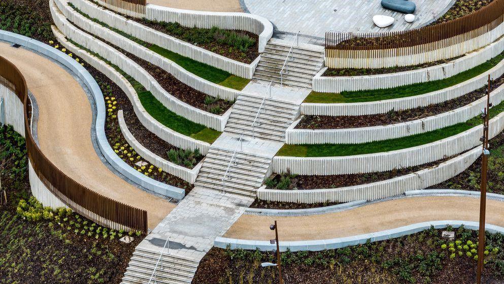 Weathered and glorious: Glasgow’s stunning new active transport bridge opens to the public