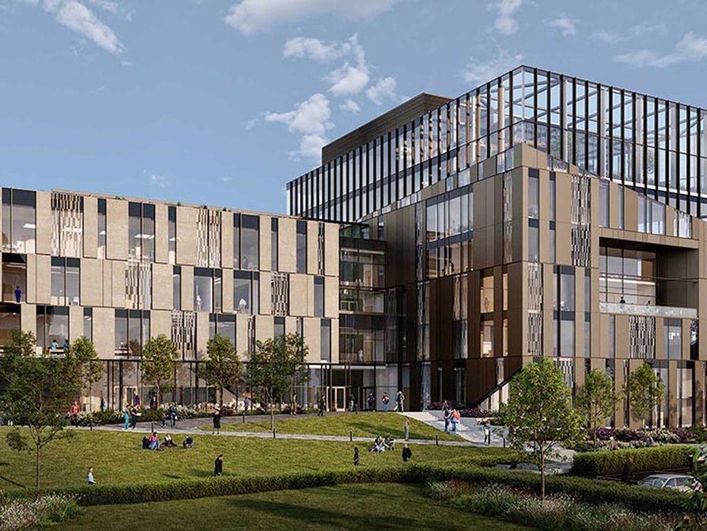 Groundbreaking ceremony marks start of Daphne Steele Building construction