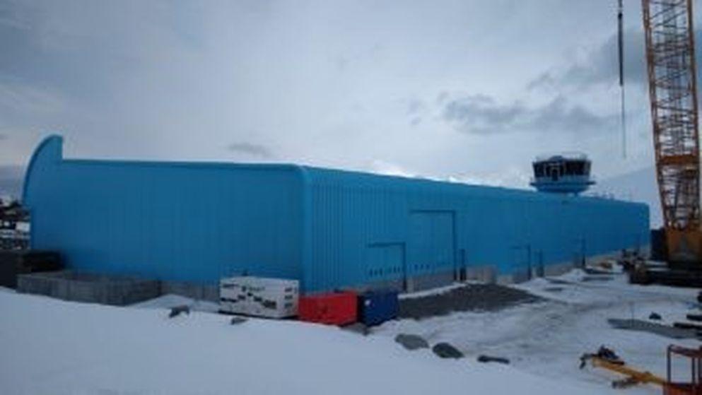 Exterior complete for new Antarctic science and operations facility