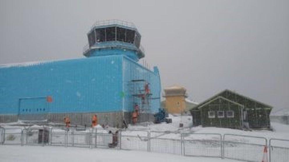 Exterior complete for new Antarctic science and operations facility