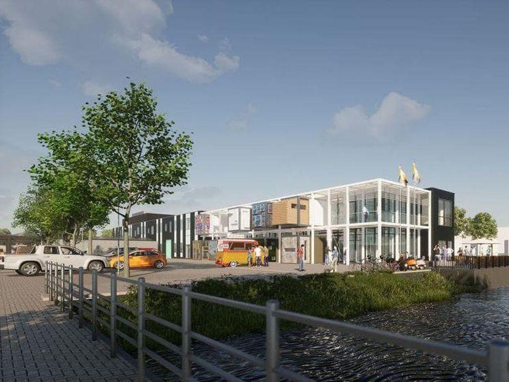 Eerste bijna volledig circulair gebouwd milieupark in Rotterdam