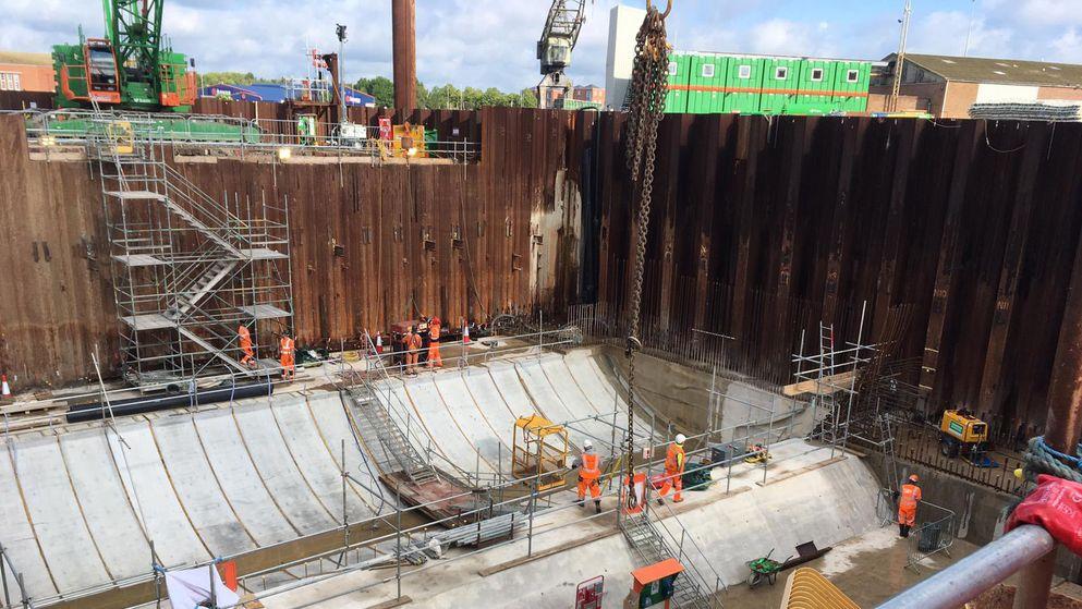Build of Boston barrier